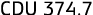 CDU 374.7