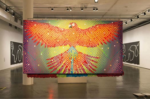 Obra de Daiara Tukano durante a 34a Bienal de São Paulo     Levi Fanan   Fundação Bienal de São Paulo