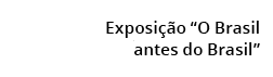 Exposi o “O Brasil antes do Brasil”