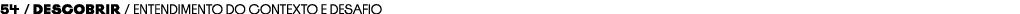 54 / Descobrir / Entendimento do contexto e desafio
