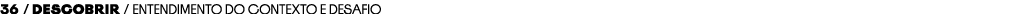 36 / Descobrir / Entendimento do contexto e desafio